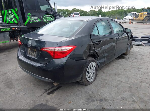 2T1BURHE3JC103213 2018 TOYOTA COROLLA Черный Задняя правая четверть