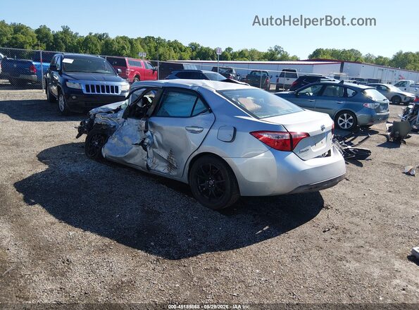 2T1BURHE3KC241593 2019 TOYOTA COROLLA Silver Tył lewy