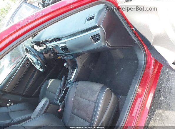 2T1BURHE4GC552053 2016 TOYOTA COROLLA Red Vista interior delantera