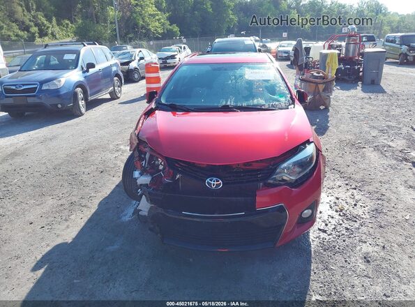 2T1BURHE4GC552053 2016 TOYOTA COROLLA Red Vista del cuadro de instrumentos