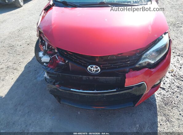 2T1BURHE4GC552053 2016 TOYOTA COROLLA Red Vista frontal