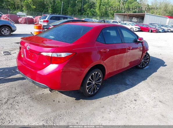 2T1BURHE4GC552053 2016 TOYOTA COROLLA Red Trasero derecho
