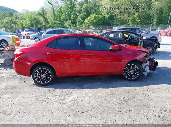 2T1BURHE4GC552053 2016 TOYOTA COROLLA Red Vista interior trasera