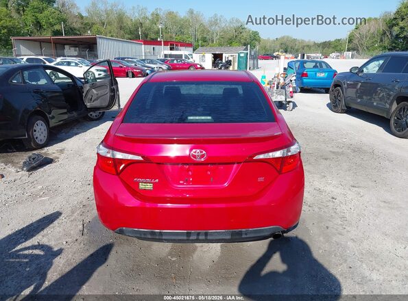 2T1BURHE4GC552053 2016 TOYOTA COROLLA Red 