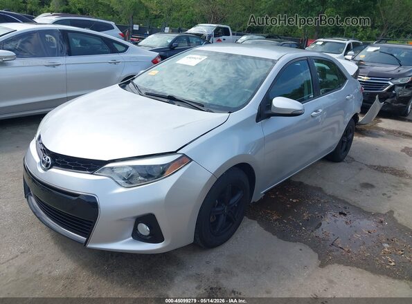 2T1BURHE4GC669650 2016 TOYOTA LL Gray Front left