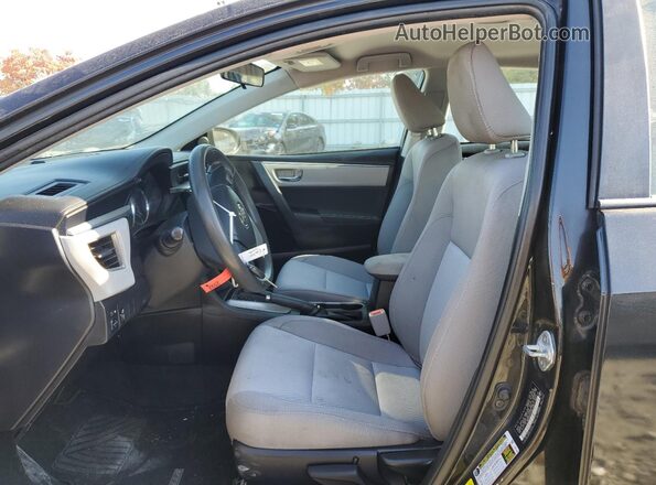2T1BURHE4GC695519 2016 TOYOTA COROLLA Black Вид салону спереду