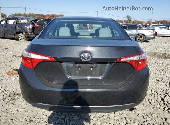 2T1BURHE4GC695519 2016 TOYOTA COROLLA Black Вид ззаду
