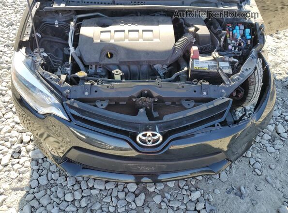 2T1BURHE4GC695519 2016 TOYOTA COROLLA Black Вид задньої частини салону