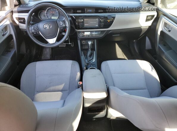 2T1BURHE4GC695519 2016 TOYOTA COROLLA Black Вид панелі приладів