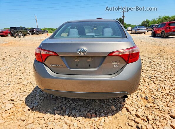 2T1BURHE4HC802425 2017 TOYOTA COROLLA Gray 
