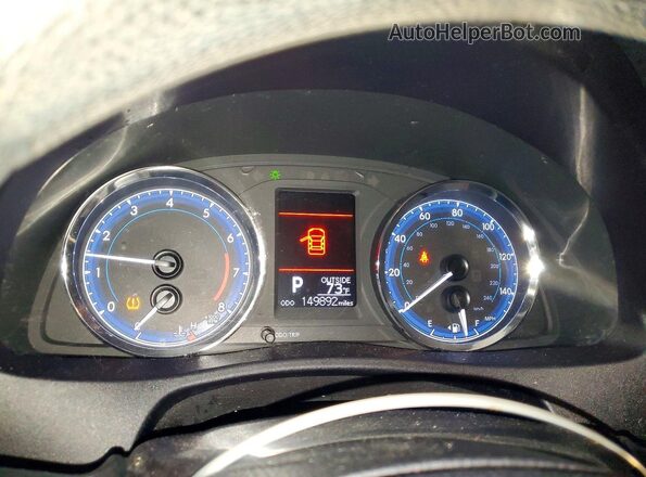 2T1BURHE4HC835098 2017 TOYOTA COROLLA Blue Vista del cuadro de instrumentos