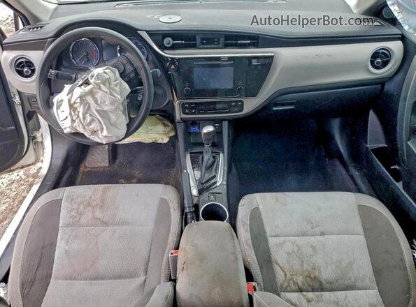 2T1BURHE4HC892711 2017 TOYOTA LL White Вид панелі приладів