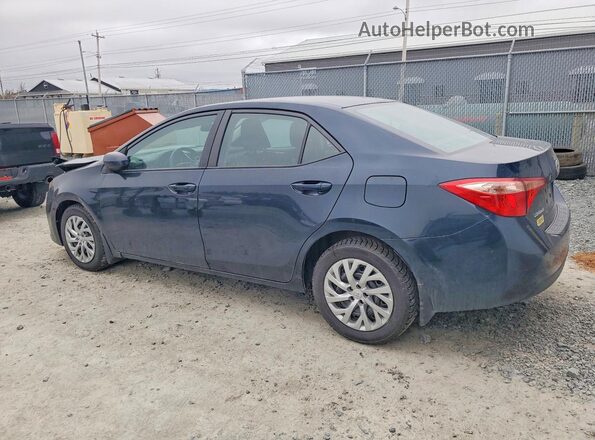2T1BURHE4JC975979 2018 TOYOTA COROLLA Blue Rear left