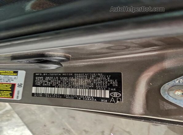 2T1BURHE4JC990854 2018 TOYOTA LL Brown Widok komory silnika