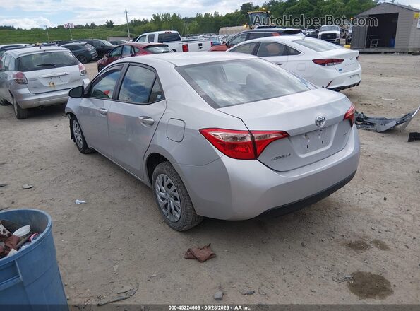 2T1BURHE4JC991129 2018 TOYOTA COROLLA Silver უკანა მარცხენა