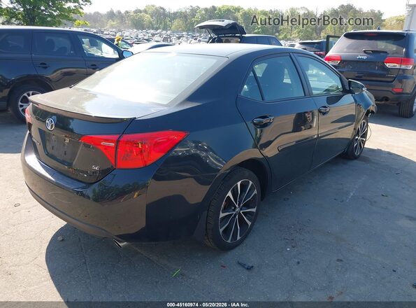 2T1BURHE4KC186328 2019 TOYOTA COROLLA Black Rear right