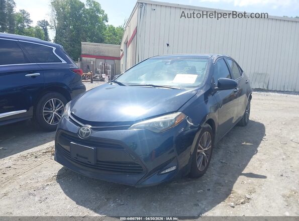 2T1BURHE4KC219456 2019 TOYOTA LL Dark Blue Передня ліва чверть