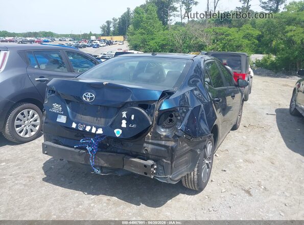 2T1BURHE4KC219456 2019 TOYOTA LL Dark Blue Задня права чверть
