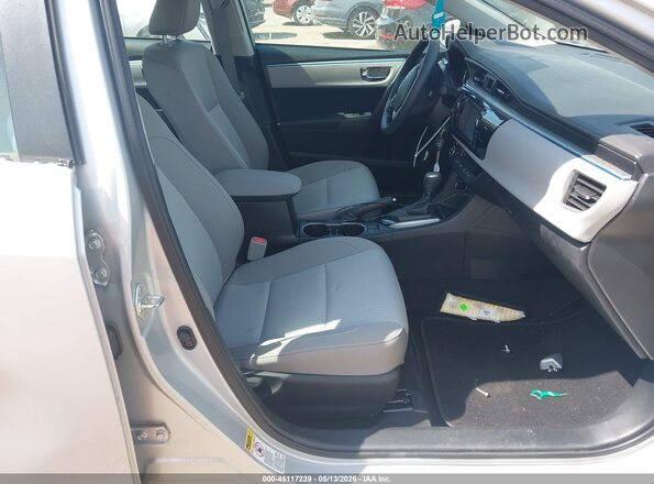 2T1BURHE5GC488959 2016 TOYOTA COROLLA Silver Սալոնի դիմացի տեսք