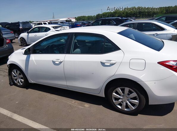 2T1BURHE5GC513875 2016 TOYOTA COROLLA Белый 