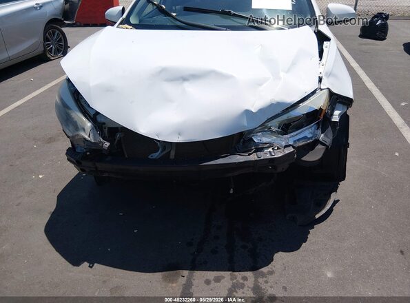 2T1BURHE5GC513875 2016 TOYOTA COROLLA Белый 