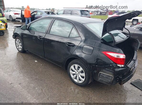 2T1BURHE5GC597633 2016 TOYOTA COROLLA Black Tył lewy
