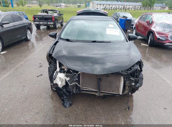 2T1BURHE5GC597633 2016 TOYOTA COROLLA Black Widok wnętrza z tyłu