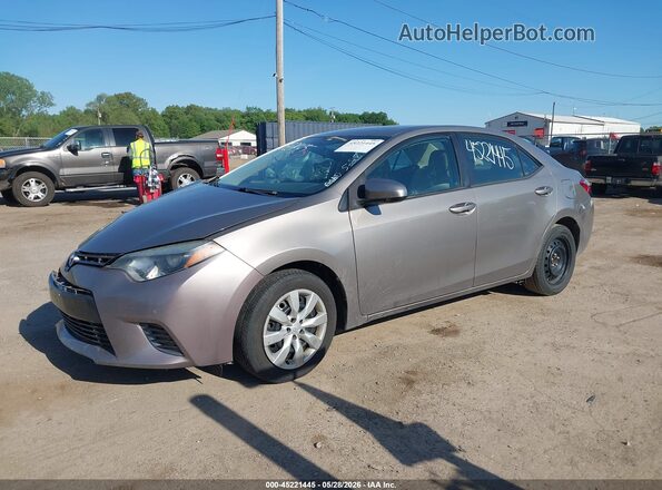 2T1BURHE5GC608372 2016 TOYOTA COROLLA Silver წინა მარცხენა ხედი სამი მეოთხედიდან