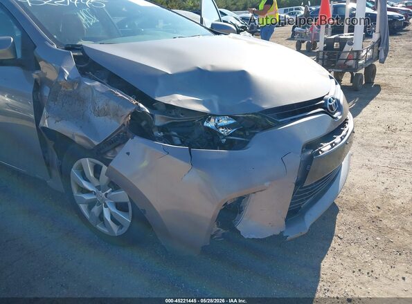 2T1BURHE5GC608372 2016 TOYOTA COROLLA Silver წინა ხედი