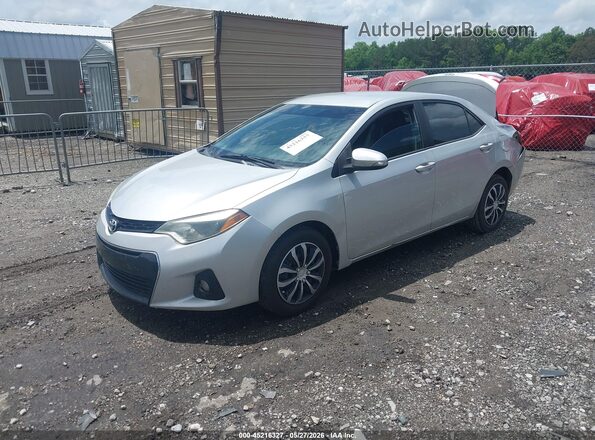 2T1BURHE5GC615953 2016 TOYOTA COROLLA Silver Przód lewy