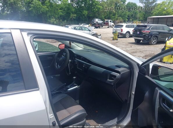 2T1BURHE5GC615953 2016 TOYOTA COROLLA Silver Widok wnętrza z przodu
