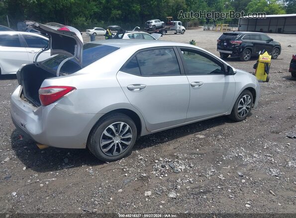 2T1BURHE5GC615953 2016 TOYOTA COROLLA Silver Tył prawy