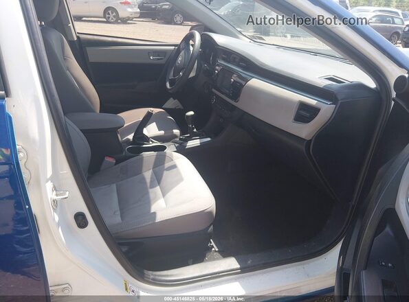 2T1BURHE5GC693424 2016 TOYOTA COROLLA Blue 