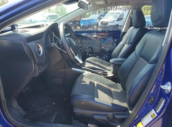 2T1BURHE5HC841508 2017 TOYOTA COROLLA Blue Widok wnętrza z przodu