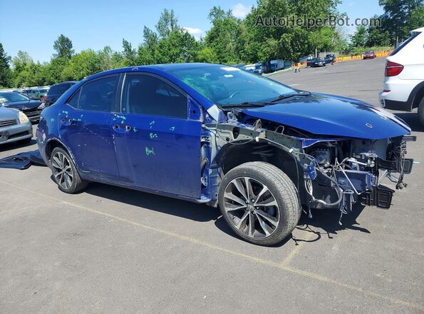 2T1BURHE5HC841508 2017 TOYOTA COROLLA Blue Przód prawy