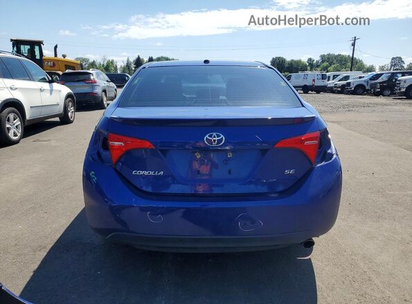 2T1BURHE5HC841508 2017 TOYOTA COROLLA Blue Widok z tyłu