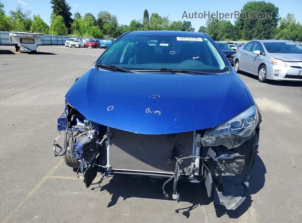 2T1BURHE5HC841508 2017 TOYOTA COROLLA Blue Widok z przodu
