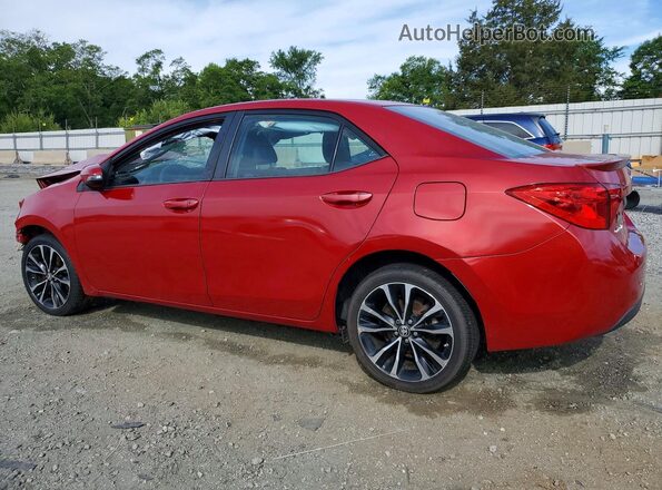 2T1BURHE5HC930219 2017 TOYOTA COROLLA Red 