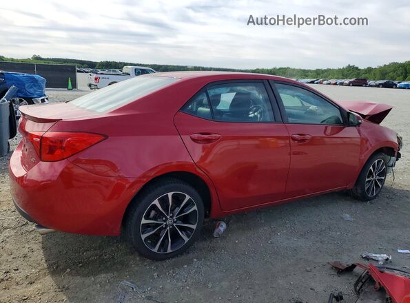 2T1BURHE5HC930219 2017 TOYOTA COROLLA Red 