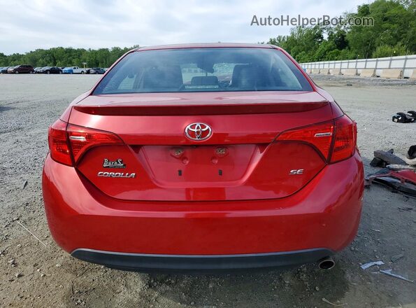 2T1BURHE5HC930219 2017 TOYOTA COROLLA Red 