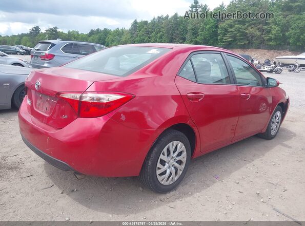 2T1BURHE5HC957338 2017 TOYOTA COROLLA Red Trasero derecho