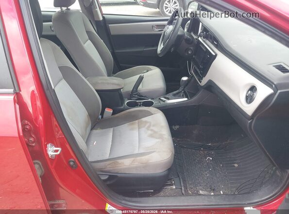 2T1BURHE5HC957338 2017 TOYOTA COROLLA Red Vista interior delantera