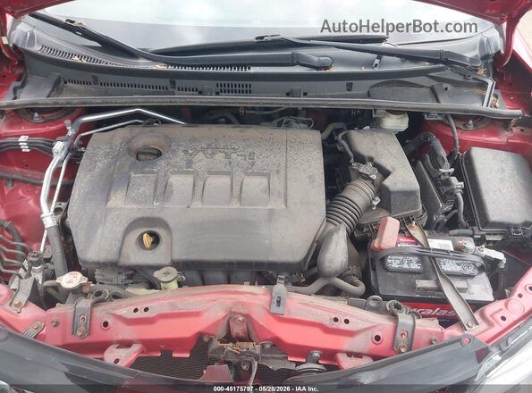 2T1BURHE5HC957338 2017 TOYOTA COROLLA Red Vista trasera