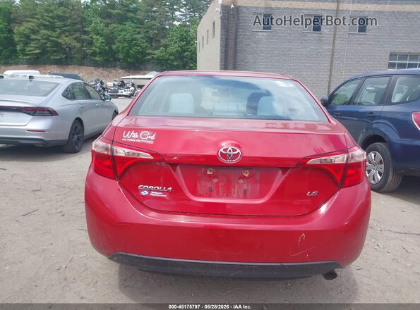2T1BURHE5HC957338 2017 TOYOTA COROLLA Red 