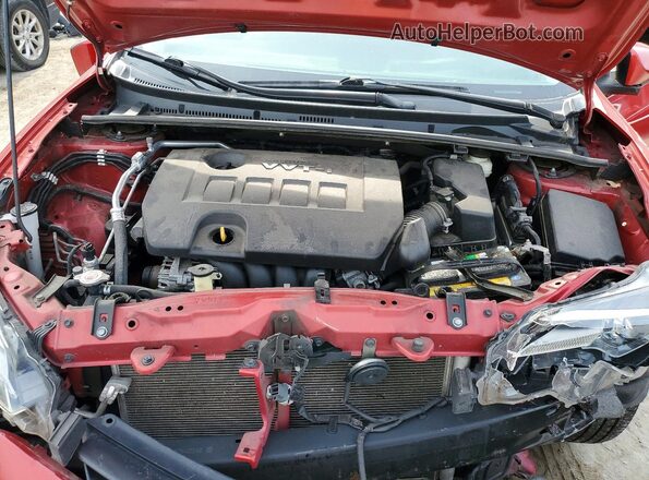 2T1BURHE5KC151409 2019 TOYOTA COROLLA Red 