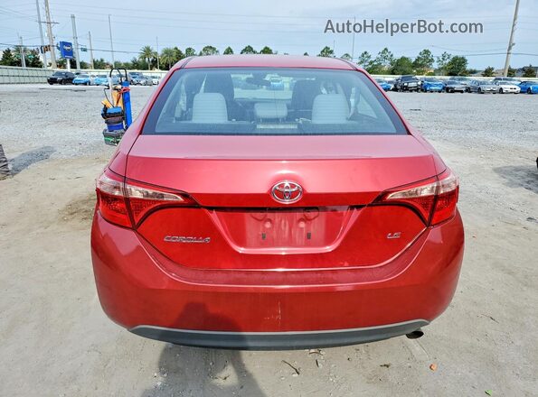 2T1BURHE5KC151409 2019 TOYOTA COROLLA Red 