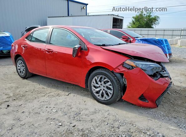 2T1BURHE5KC151409 2019 TOYOTA COROLLA Red 