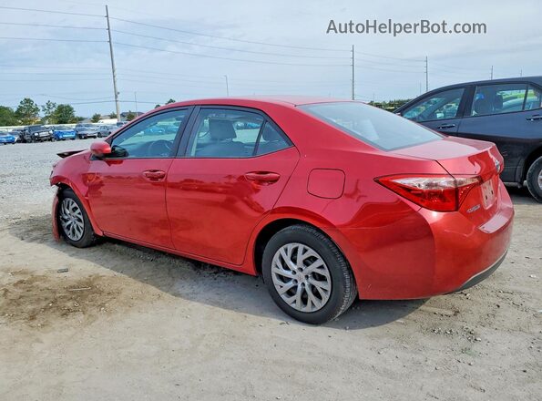 2T1BURHE5KC151409 2019 TOYOTA COROLLA Red 