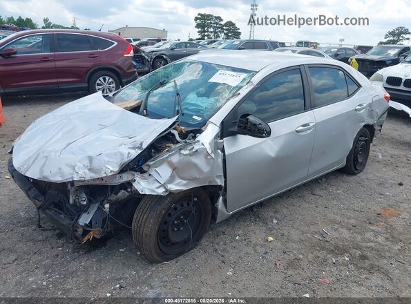 2T1BURHE5KC165956 2019 TOYOTA COROLLA Silver Przód lewy