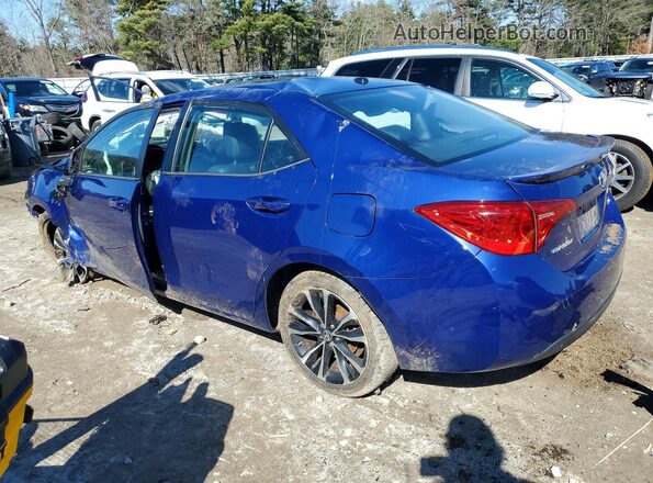 2T1BURHE5KC210877 2019 TOYOTA COROLLA Blue Tył lewy
